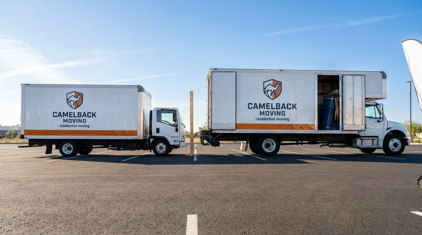 Moving truck size capacity guide in Fairhaven